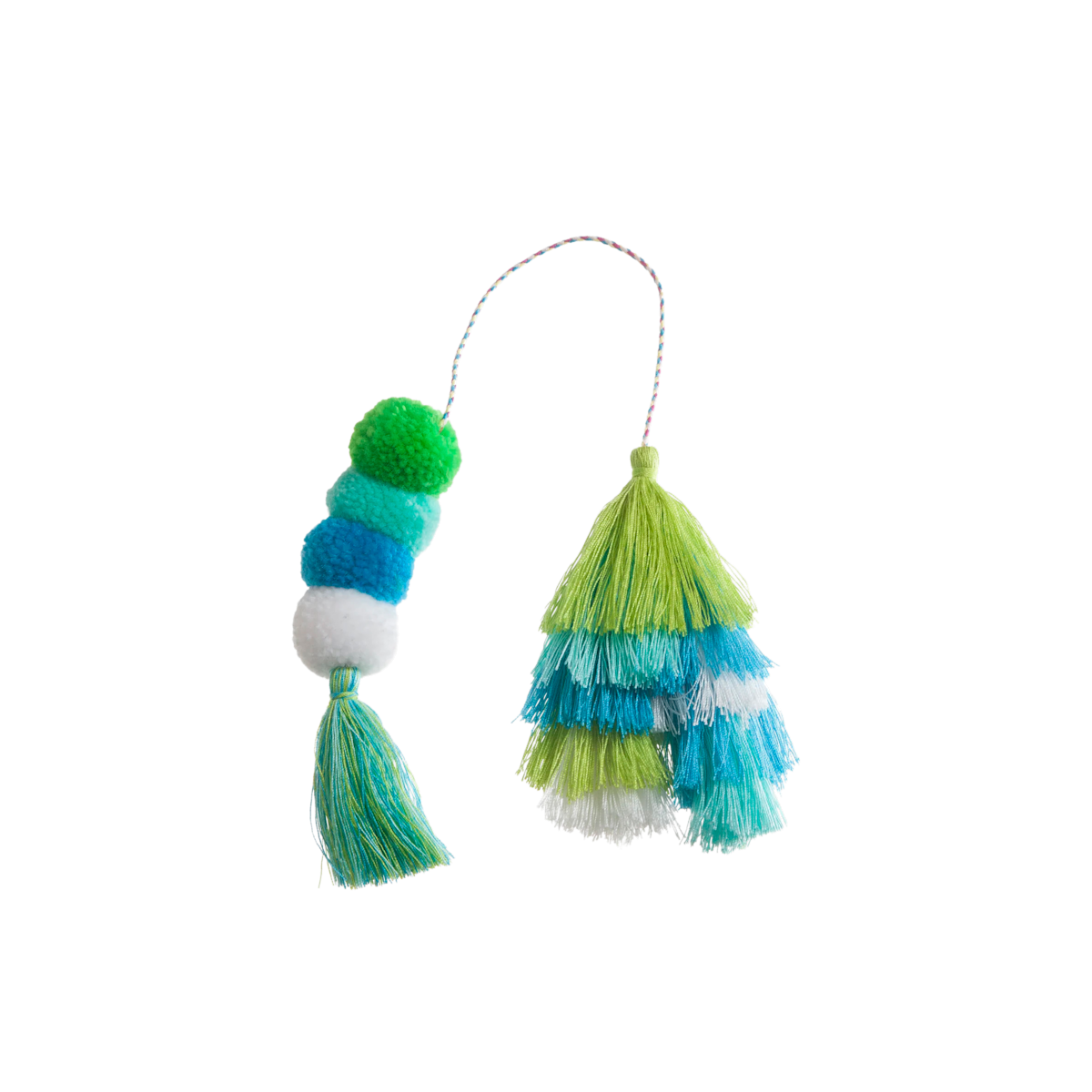 Bauble - Seaweed Double Tassel Y8