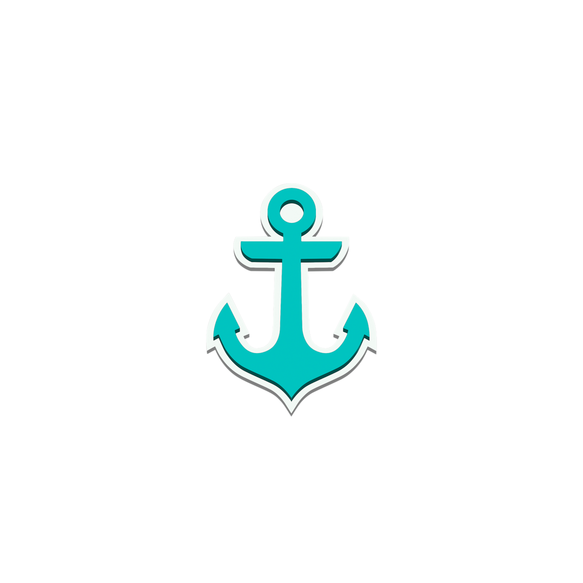 Bogg Bit - Turquoise Anchor G6