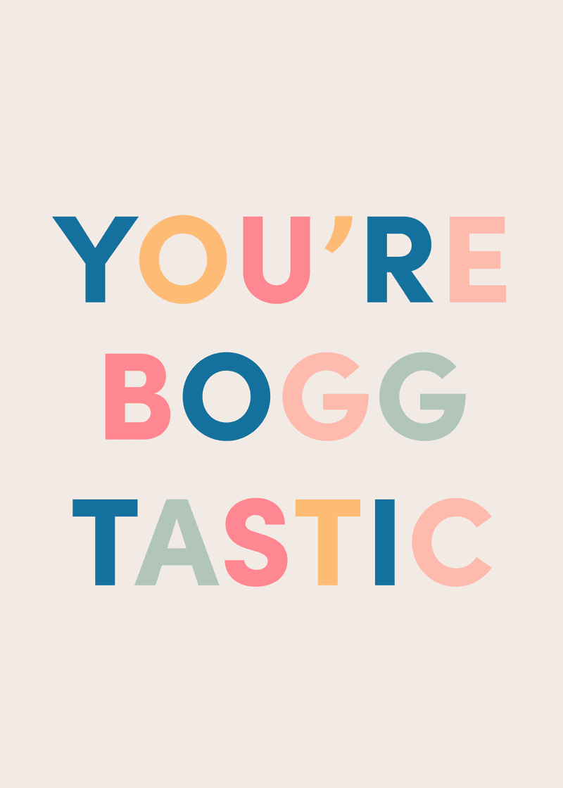 You're Boggtastic Greeting Card Q9