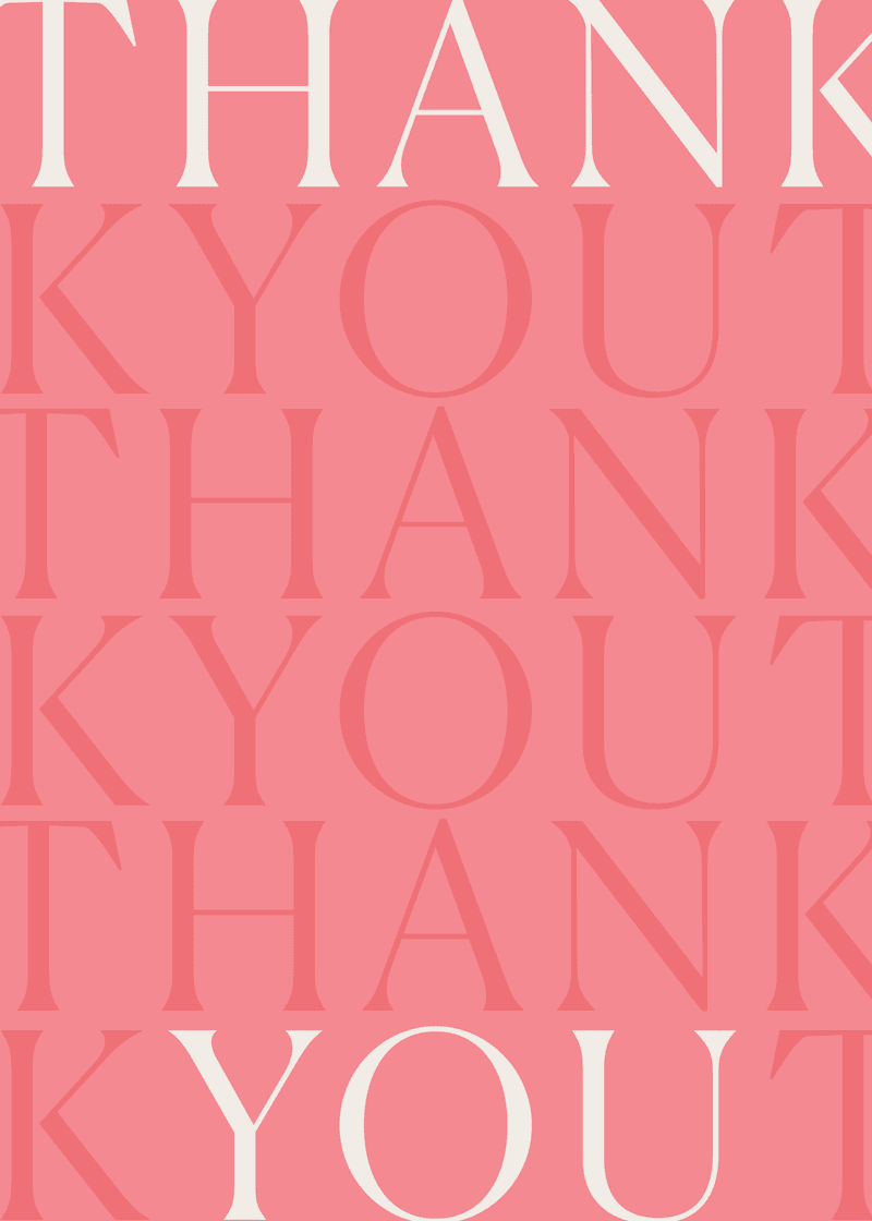 Bogg Thank You Greeting Card T1