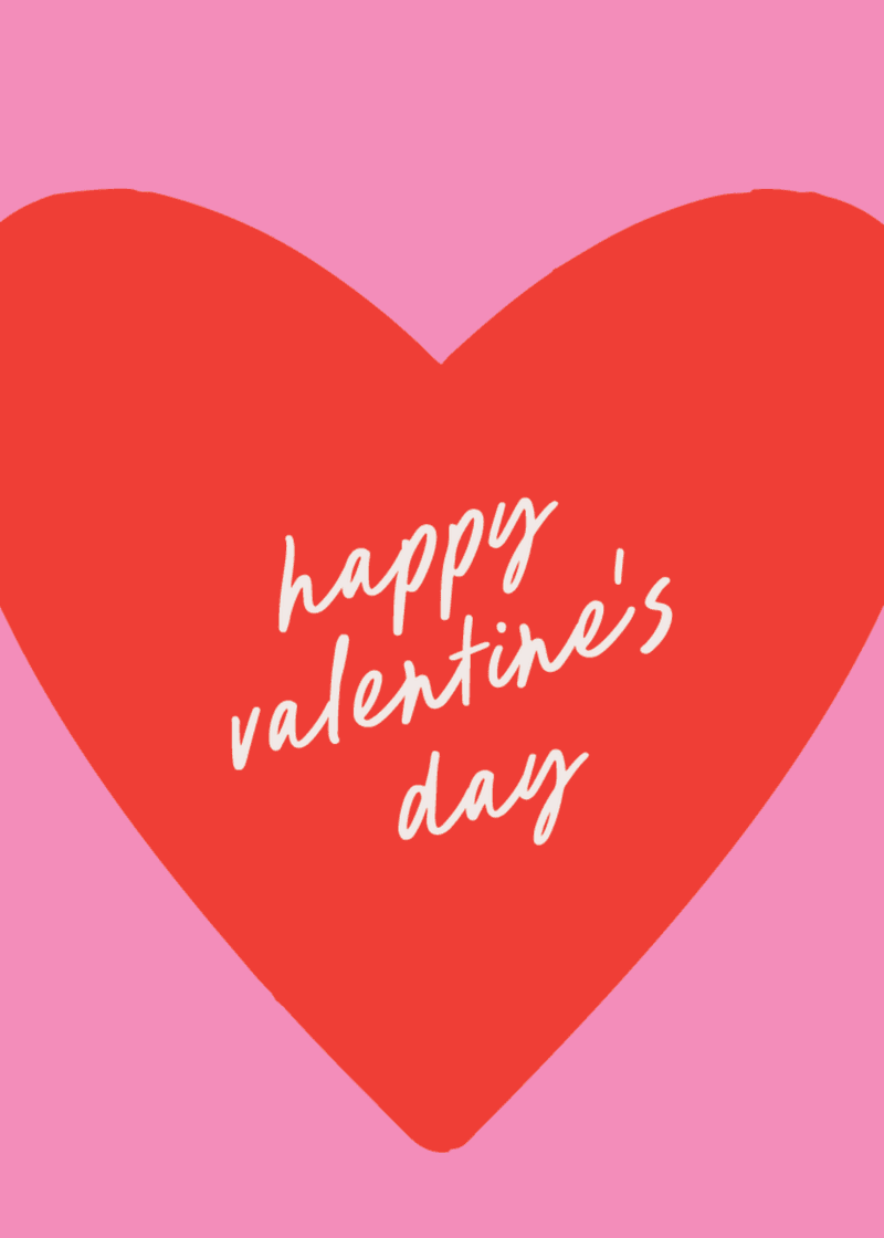 Happy Valentine's Day Greeting Card Q2