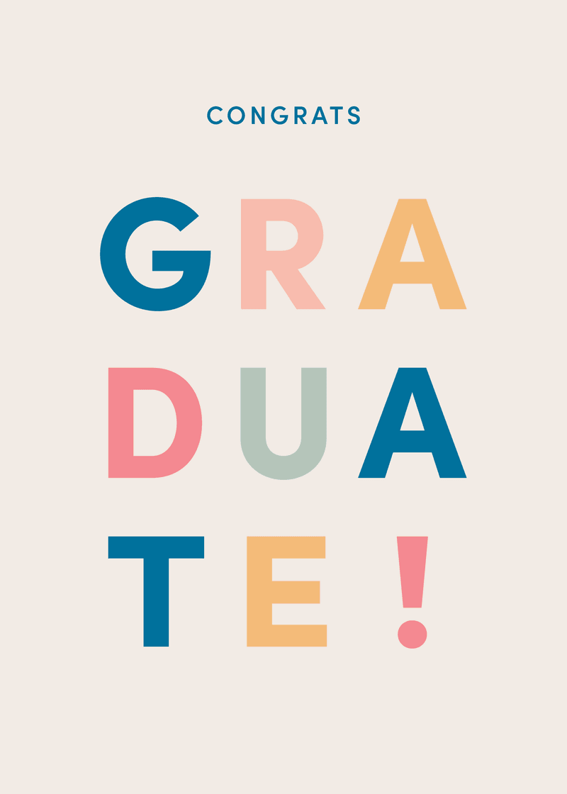 Graduation Graduate Greeting Card R9