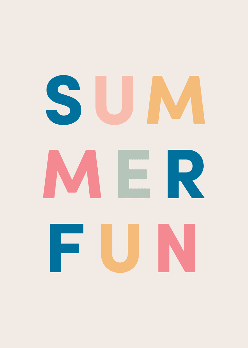 Summer Fun Greeting Card H2