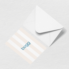 Bogg Stripes Greeting Card O1