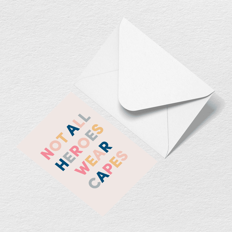 Heroes Greeting Card F0