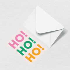 Ho Ho Ho Greeting Card Z0