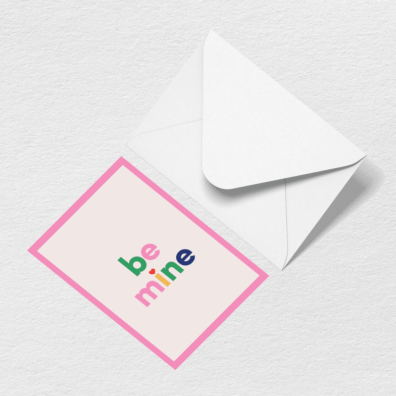 Be Mine Greeting Card P5