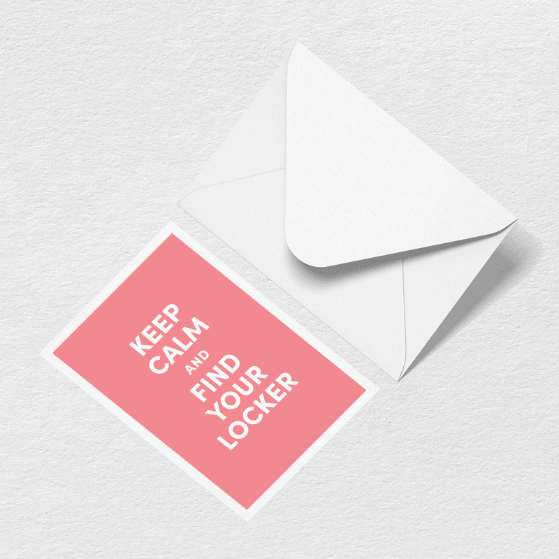Keep Calm Greeting Card M8