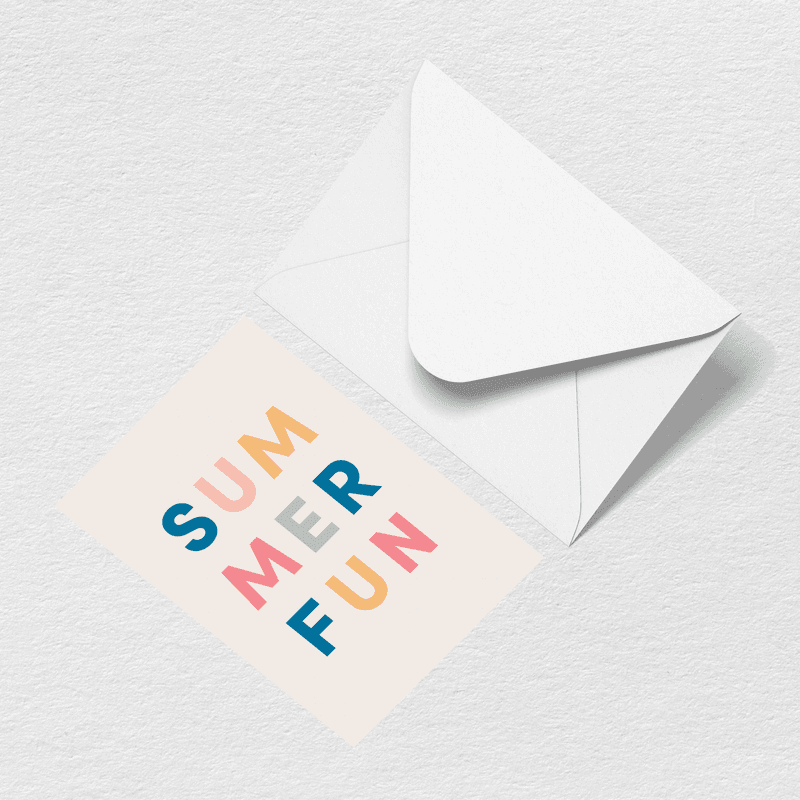 Summer Fun Greeting Card H2