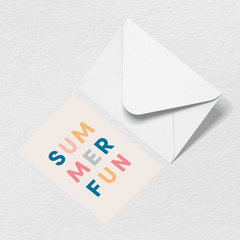 Summer Fun Greeting Card H2