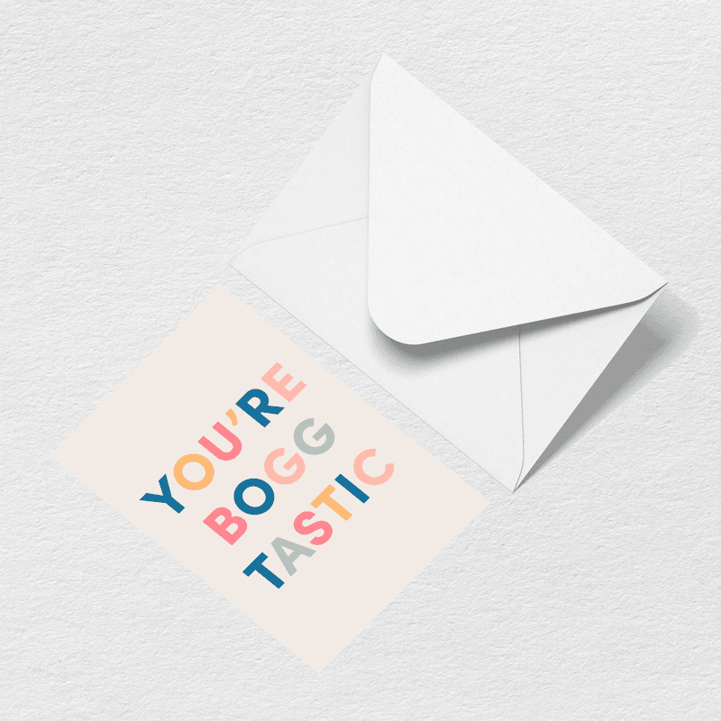 You're Boggtastic Greeting Card Q9