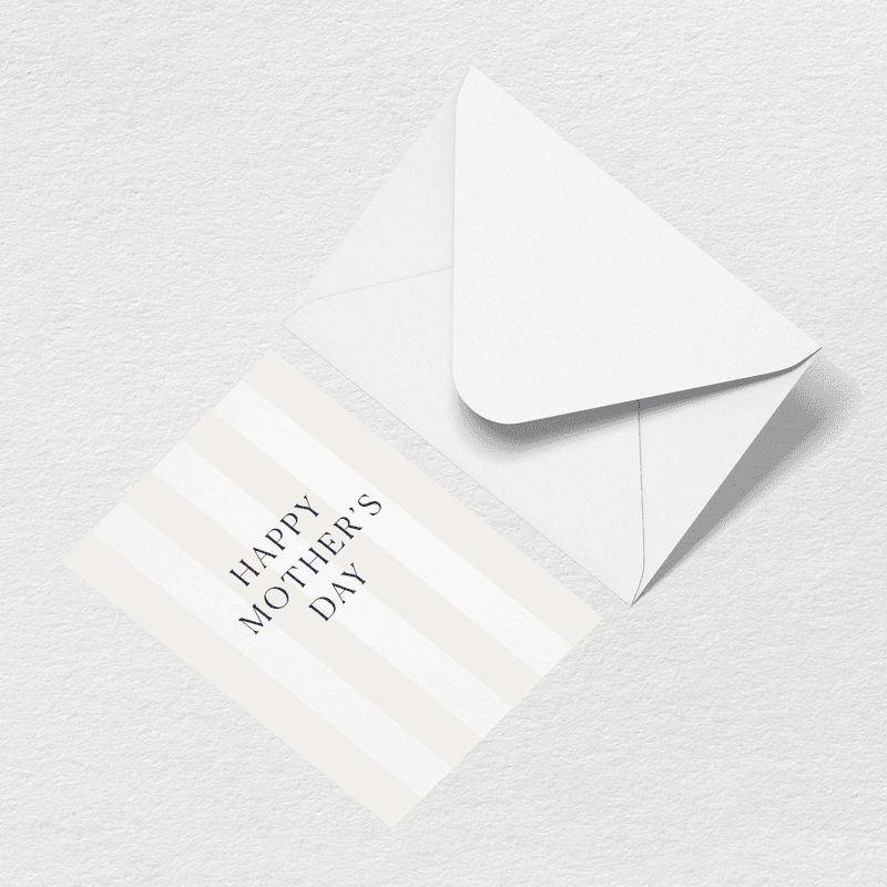 Mother's Day Stripes Greeting Card R8