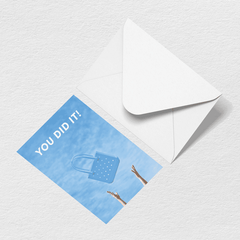 Graduation You Did It Greeting Card J4
